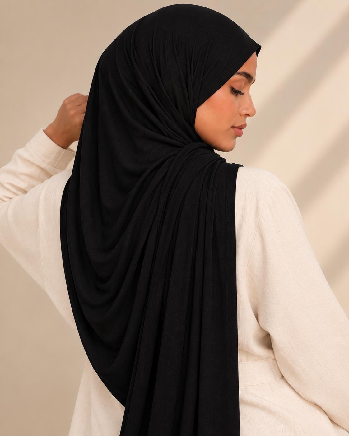 Bamboo Jersey Hijab