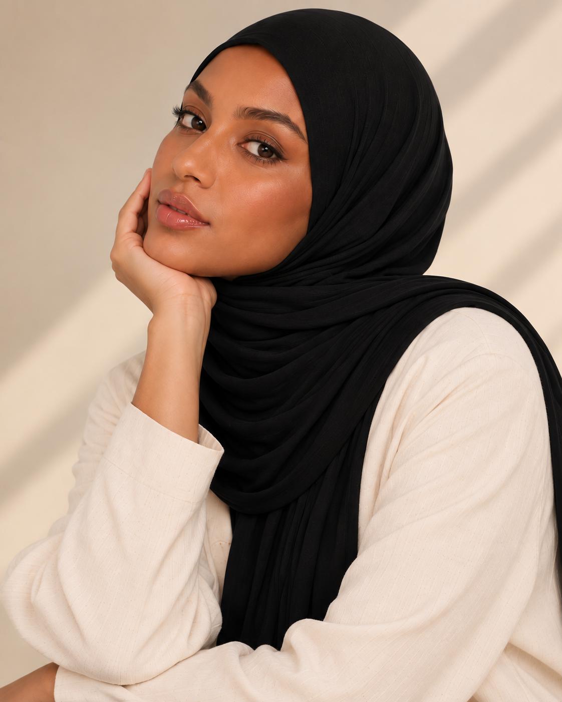Bamboo Jersey Hijab