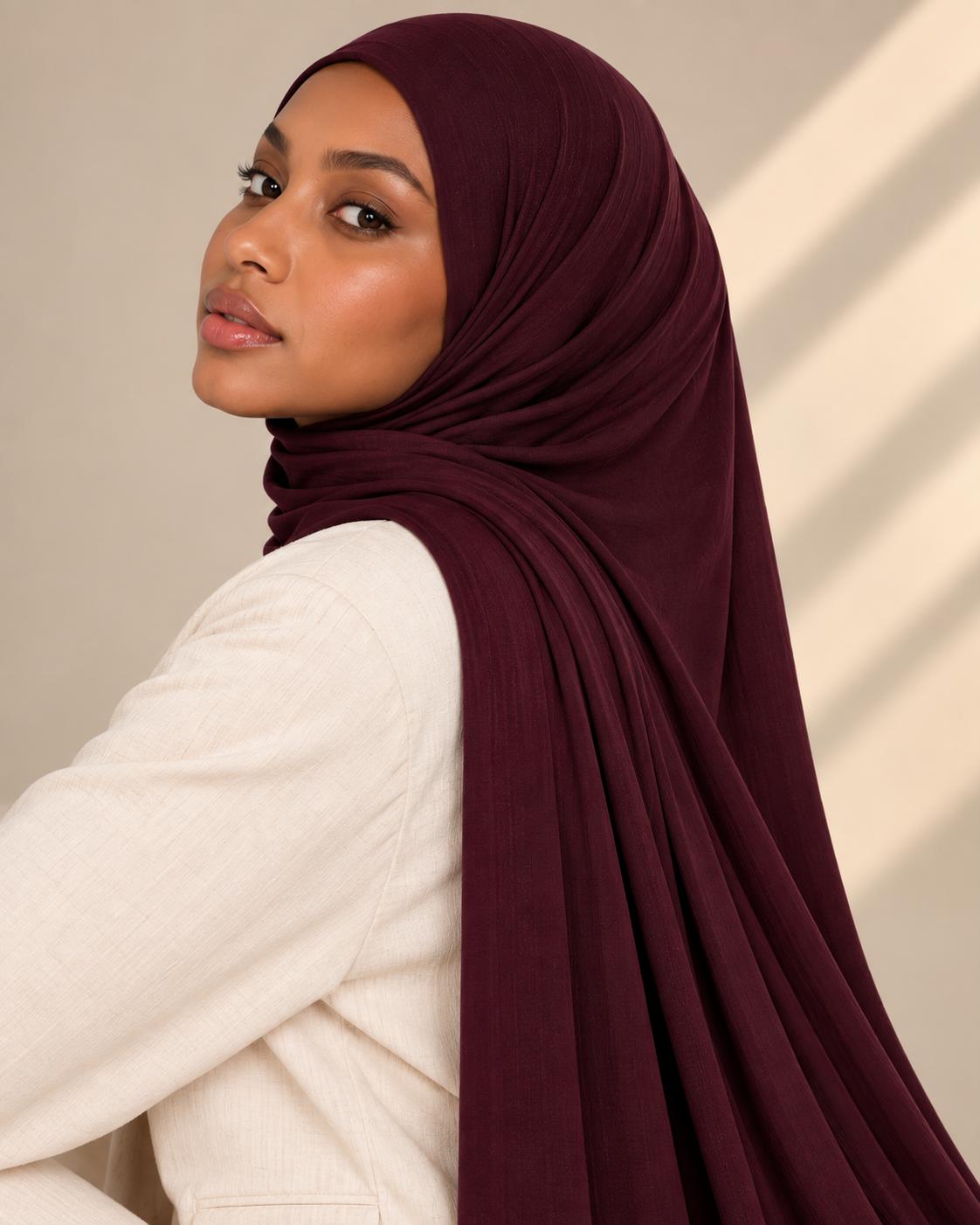 Bamboo Jersey Hijab