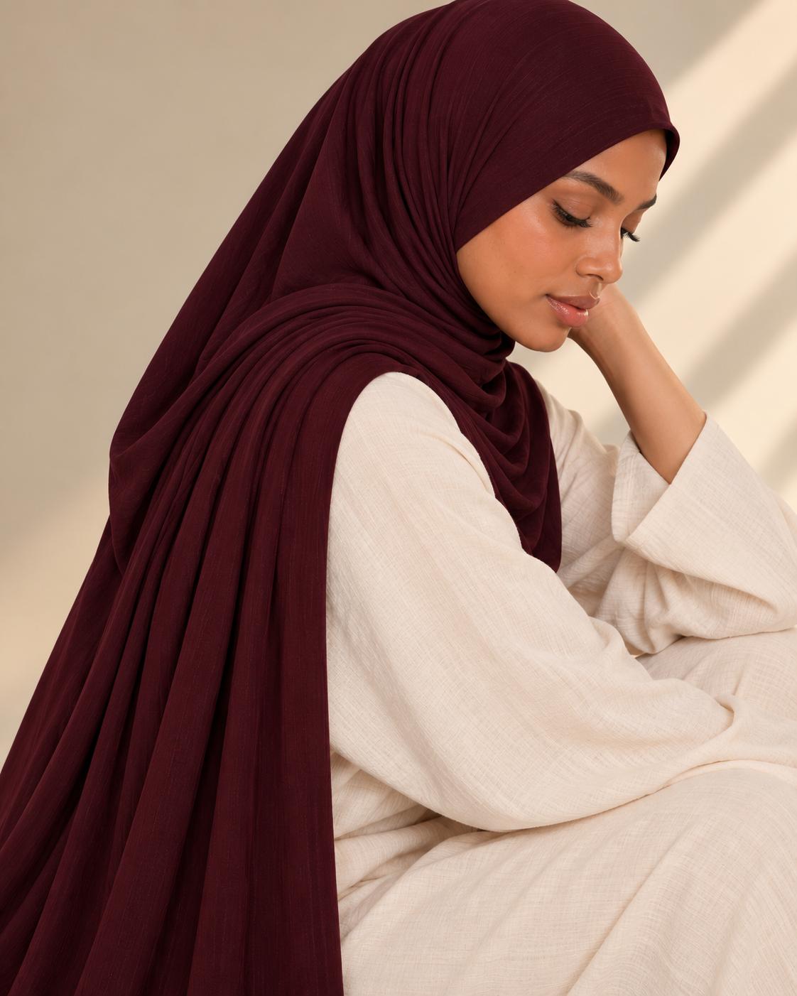 Bamboo Jersey Hijab