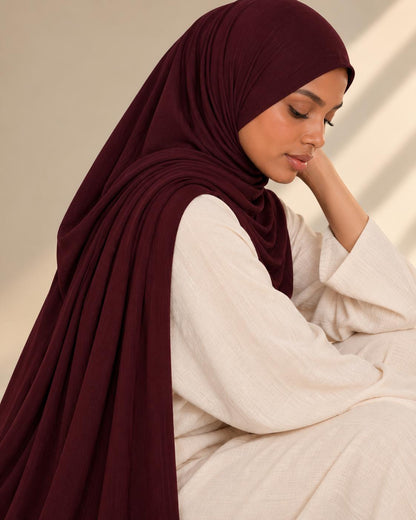 Bamboo Jersey Hijab